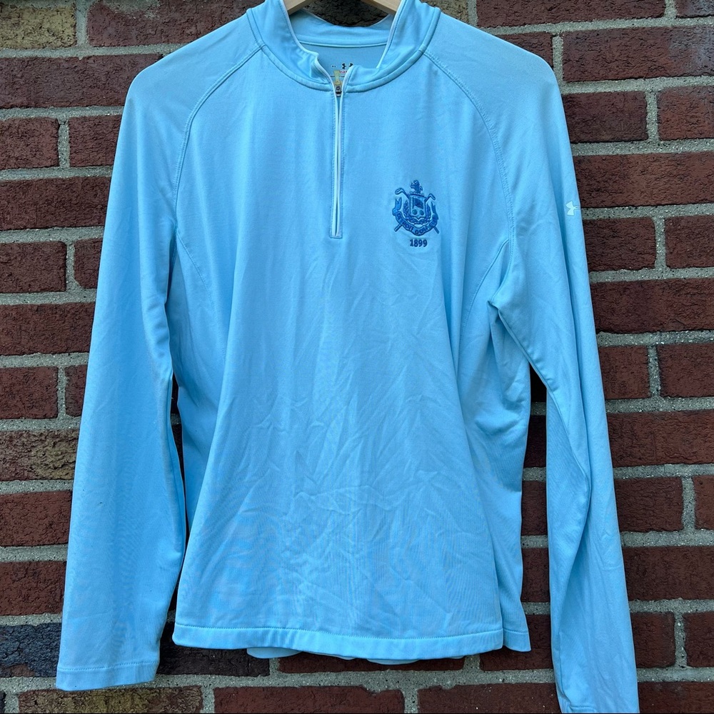 Under Armour Women's Long Sleeve 1/4 Zip Heatgear Pullover Detroit GC Size XL